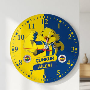 Pleksi Duvar Saati Uv Baskı ZD08